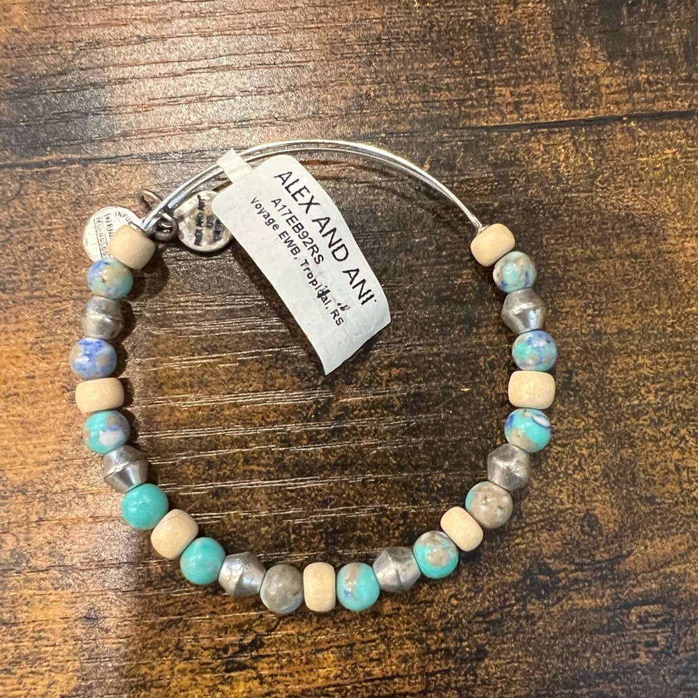 NWT Alex and Ani Beaded Bangle